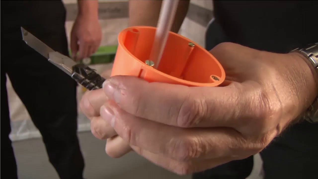 Kabel in Installationsdose | ISOVER Quick-Tipp