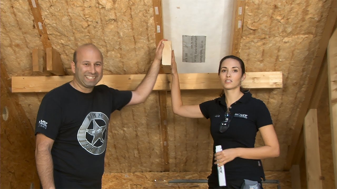 Dämmstoffeinbau im Dach: Einbau und Zuschnitt an der Zange