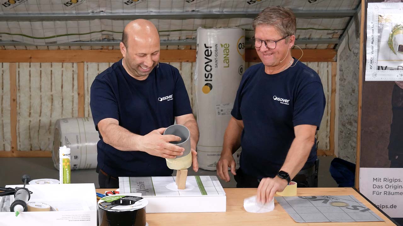 Vario® Schulungsbox - Rohrdurchführung abdichten mit Stretch