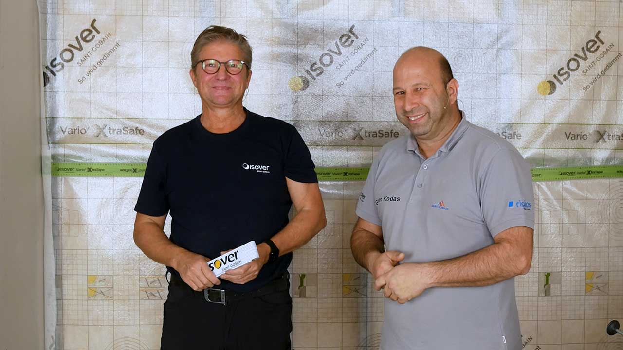 Innendämmung – Dampfbremse luftdicht verkleben